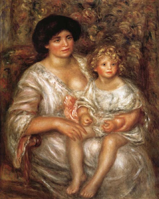 Pierre Renoir Madame Thurneysen and her Daughter china oil painting image